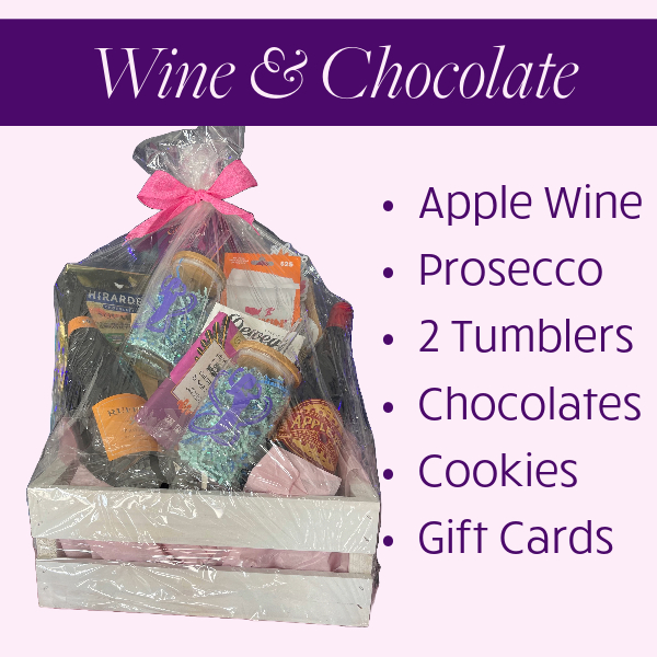 Wine Chocolate raffle basket