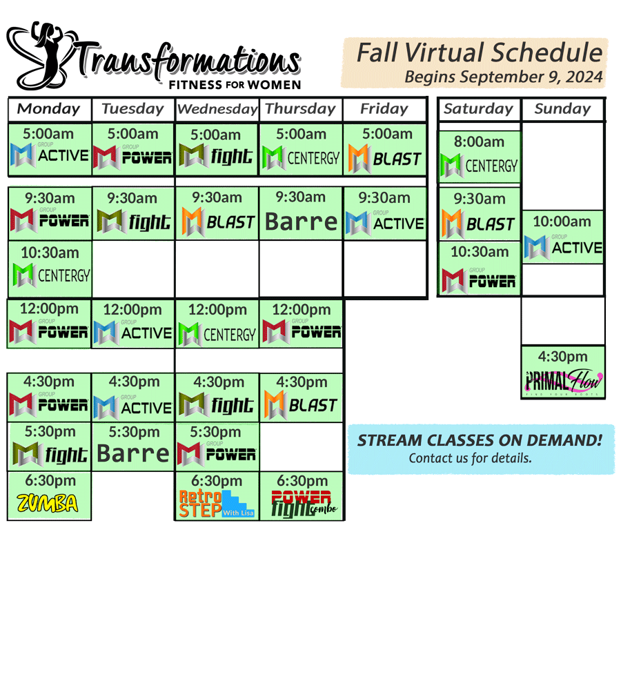 Winter 2024 Schedule Virtual