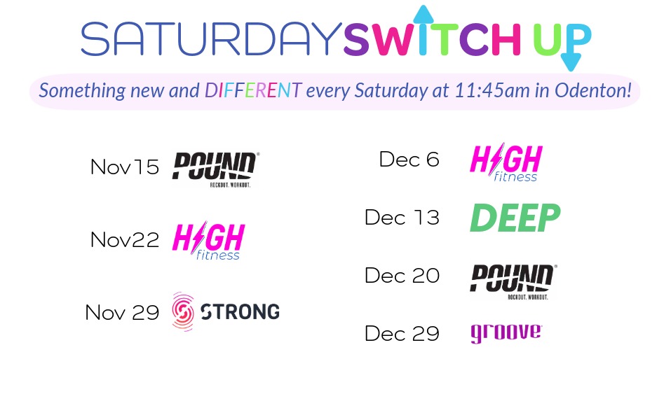 saturday switch up schedule