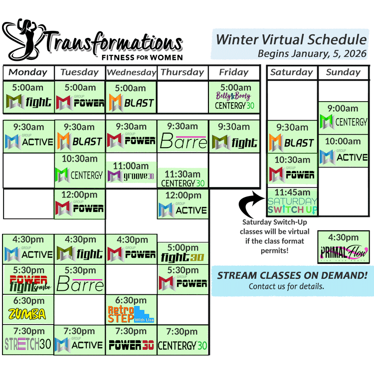 Virtual classes Winter 2026