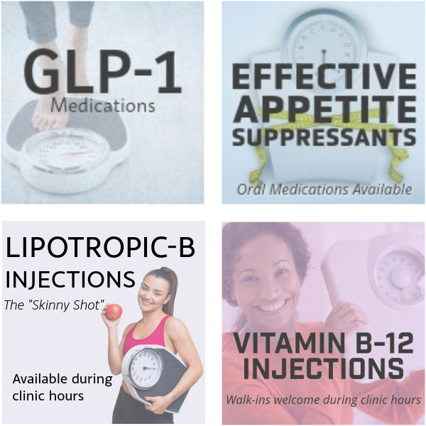 Offering GLP-1 medications and vitamin injections to boost weight loss